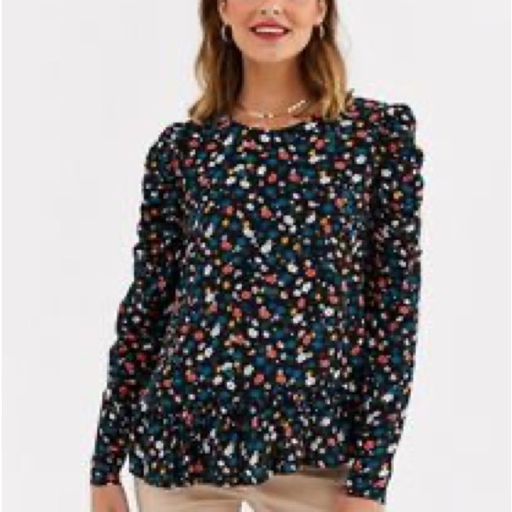 River Island Multicolor Floral Blouse